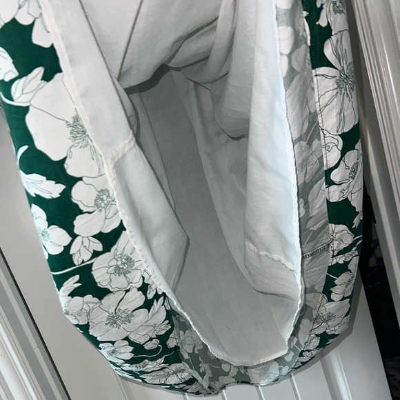 Tuckernuck Hyacinth House Green & White Floral Tiered Presley Maxi Midi Dress - Picture 8 of 8